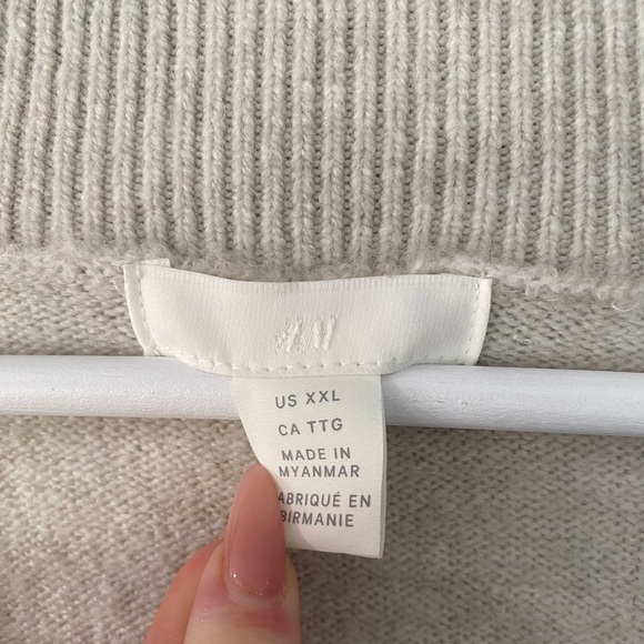 H&M Cream Cardigan with Pearl Buttons - Picture 7 of 8